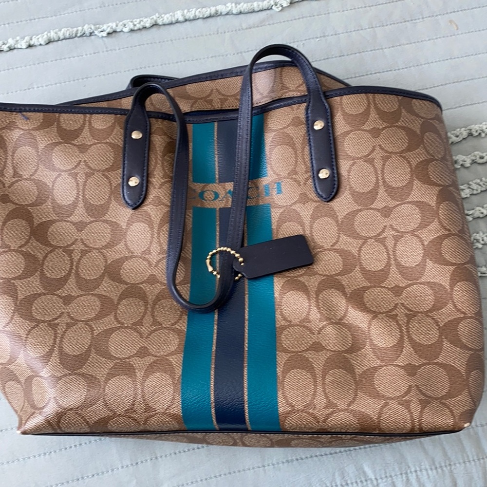 Coach tote hand bag